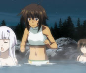 tarisa and inia in the hot spring
